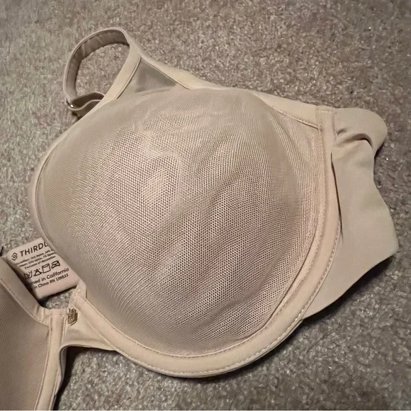 ThirdLove Classic 24/7 Contour Plunge Bra Tupe tan 36D - Picture 4 of 10
